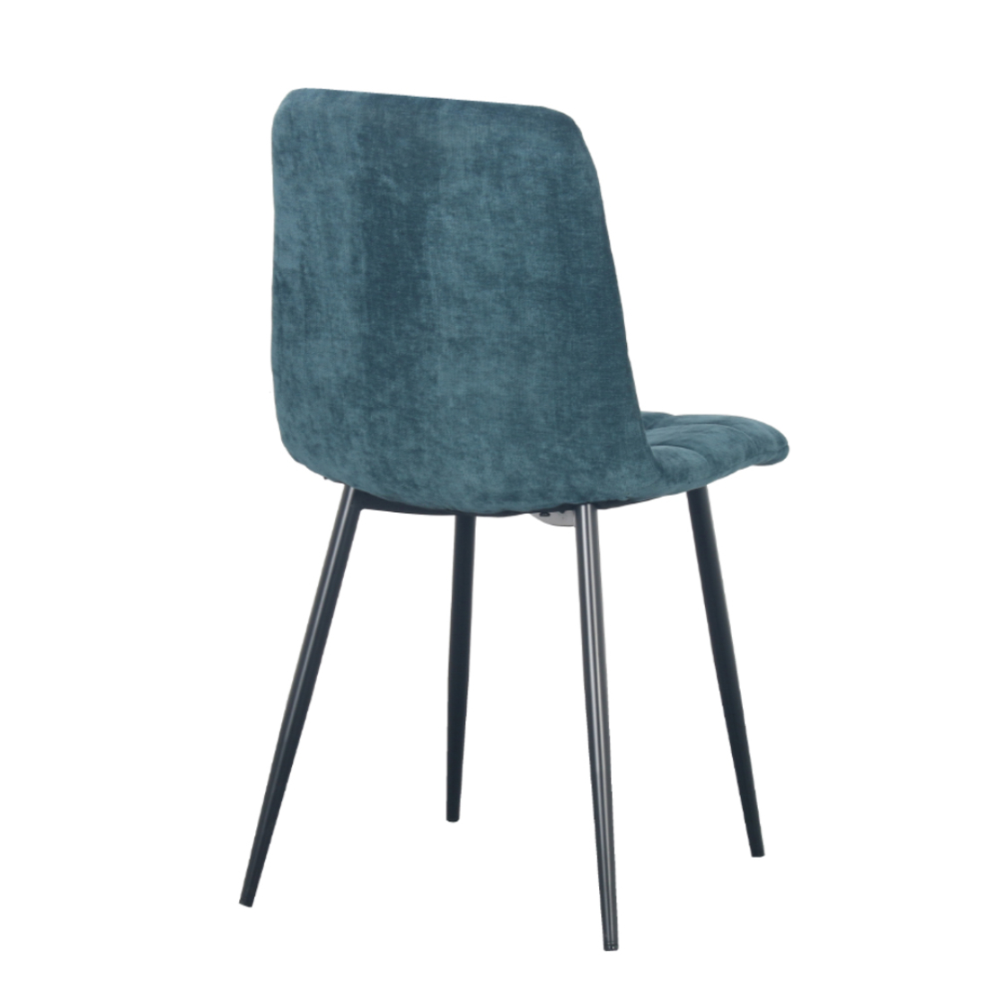 NATURE CHAIR FABRIC PETROL METAL BLACK PRC