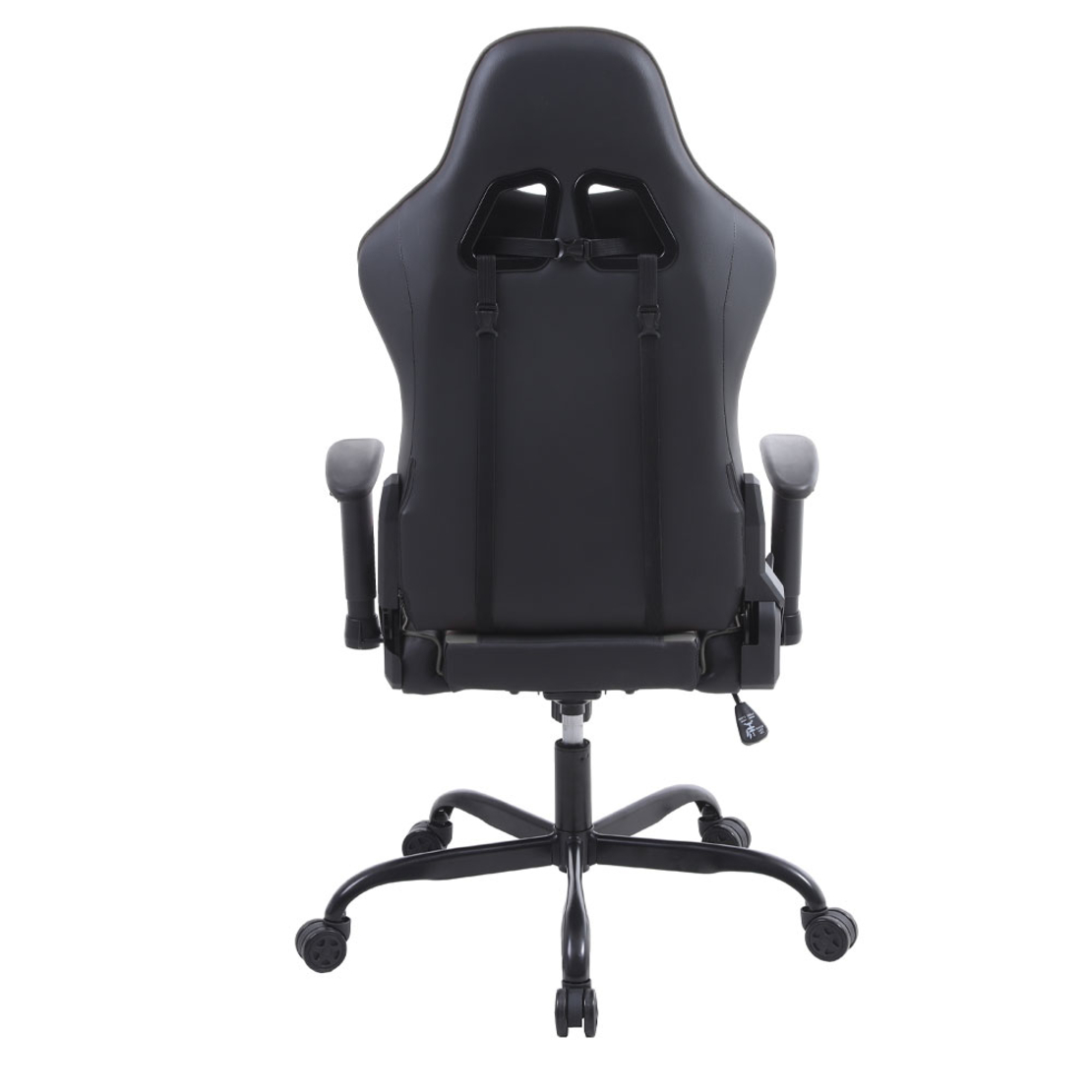 EXPLOR GAMING CHAIR DESK FABRIC BLACK METAL GREY METAL 50x71xΗ135cm PRC