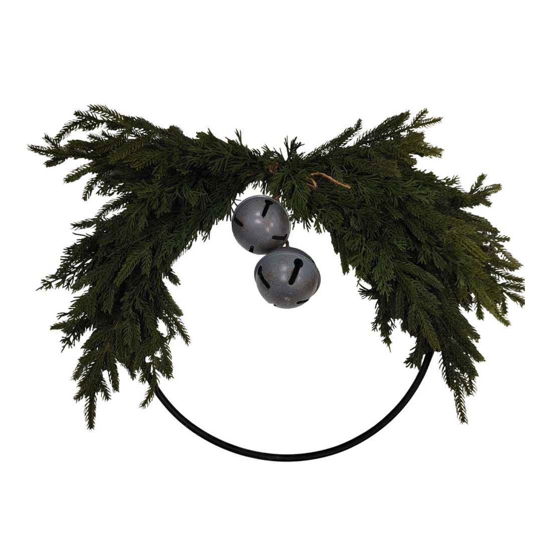 XMAS CIRCLE 60 WREATH GREEN RED 60x60 PRC