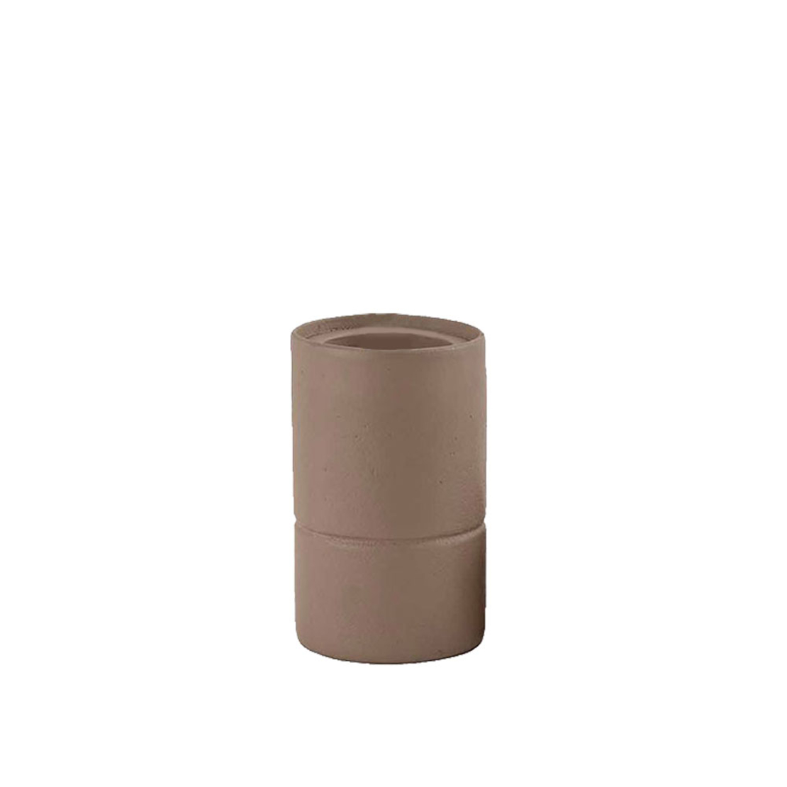 FORMAS CANDLE HOLDER ALUMINIUM 8,5x8,5xH14,5cm IN