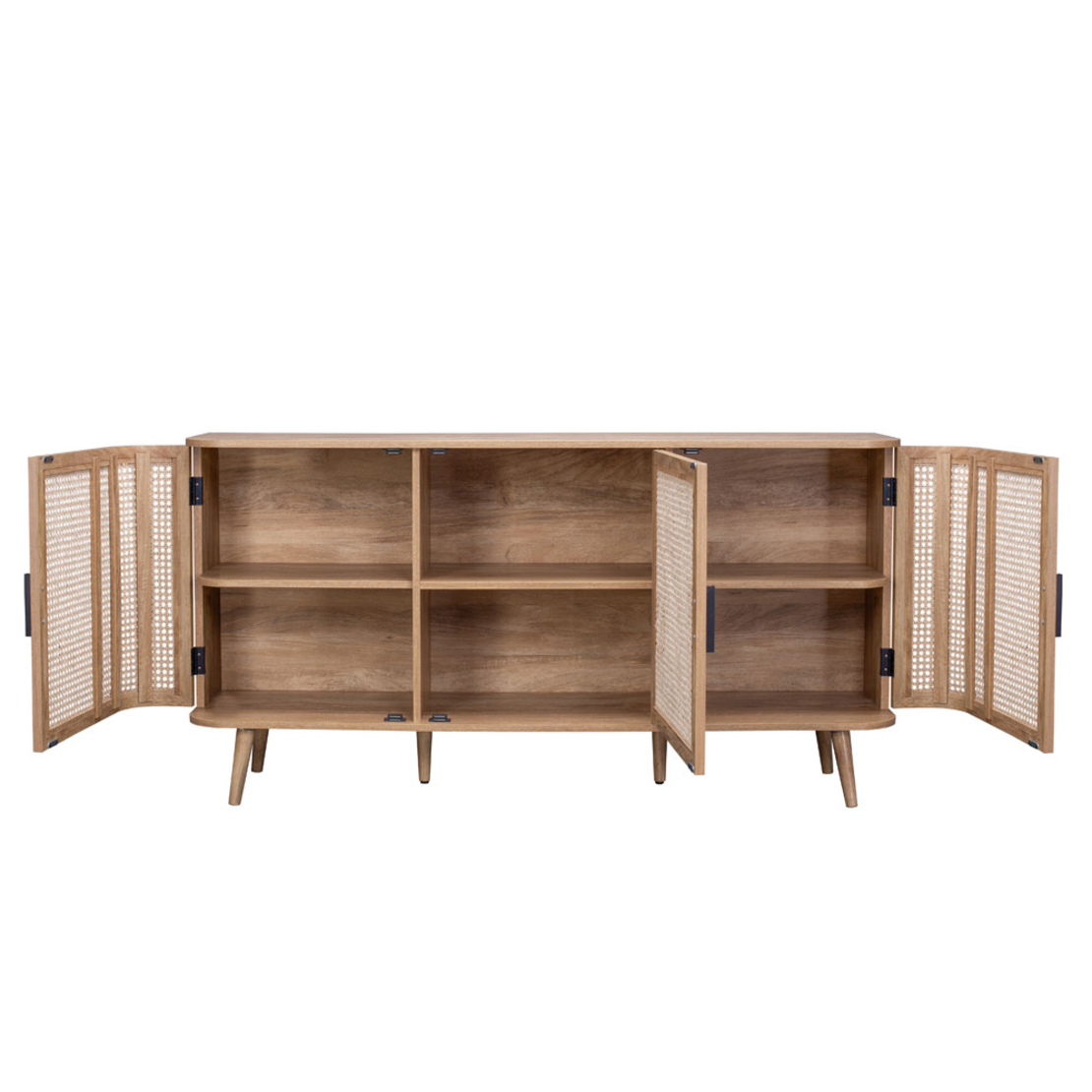 MONMARTE SIDEBOARD CHIPBOARD WITH MELAMINE CARTA NATURAL 150x39xH77cm E1 PRC