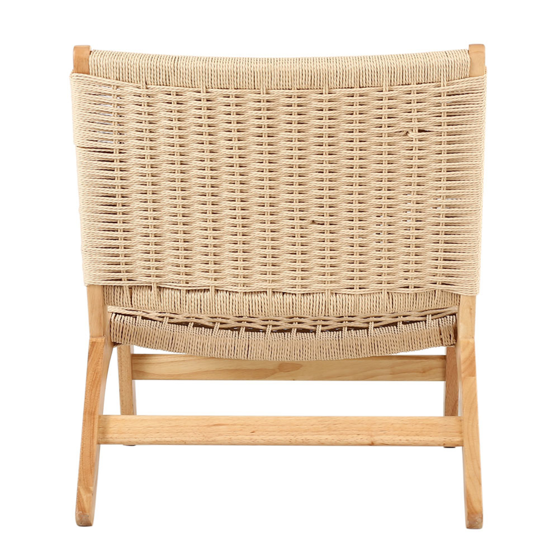 OMA ARMCHAIR WOOD RUBBERWOOD NATURAL WATER ROPE PRC