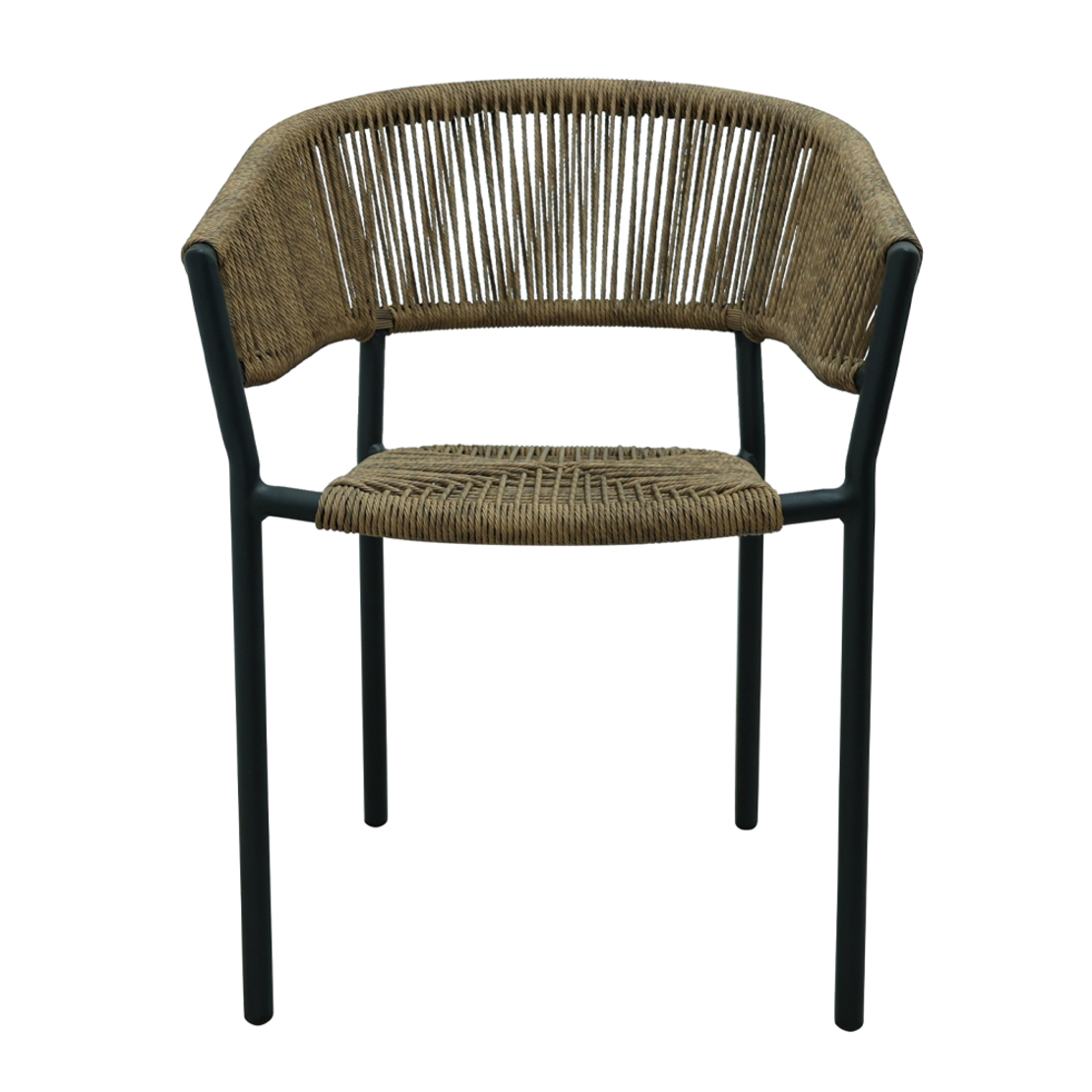 BREEZE CHAIR ALUMINIUM BLACK WALNUT 56x60x78 PRC