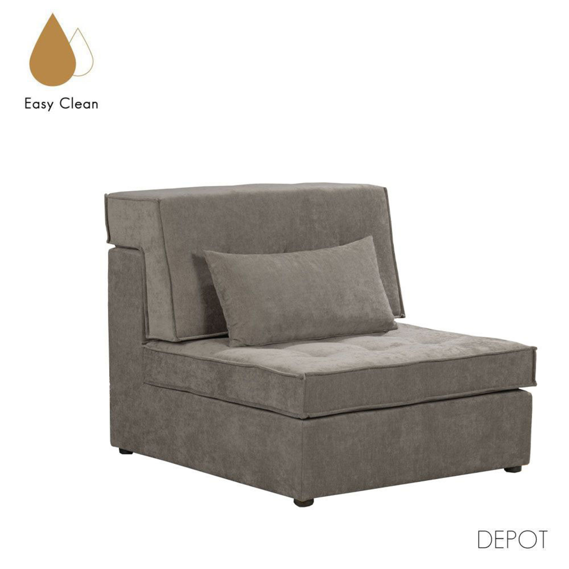 MEXICO ARMCHAIR EASY CLEAN FABRIC PURO E1 EU