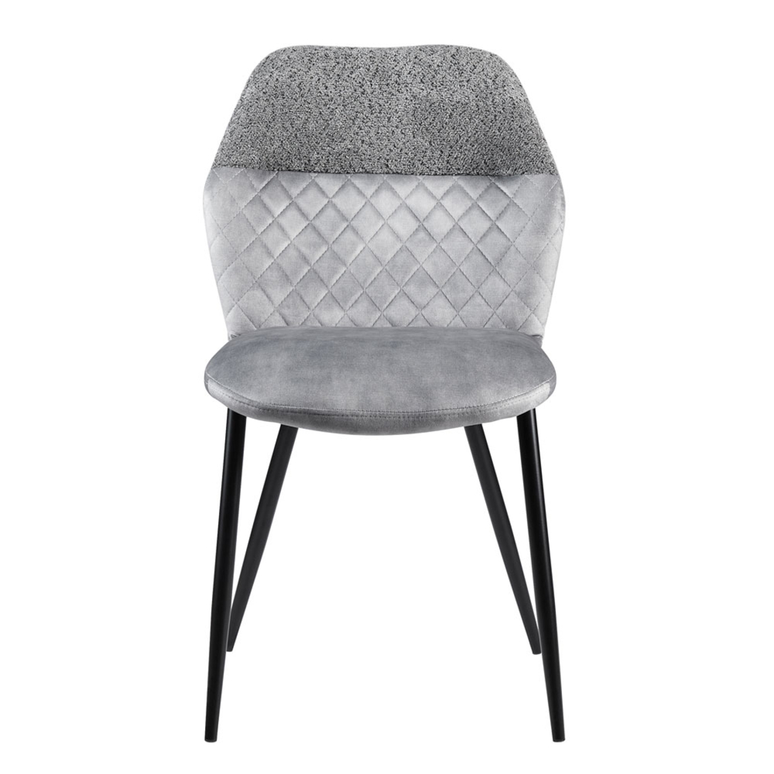 KITE CHAIR FABRIC GREY METAL BLACK E1 PRC
