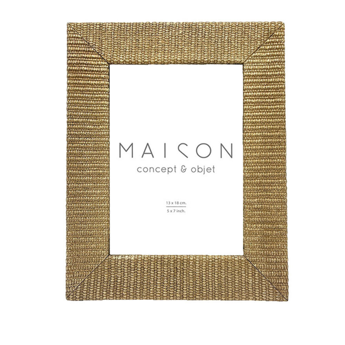 CILIAN PHOTO FRAME POLYRESIN GLASS GOLD 19,5x1,5xH
