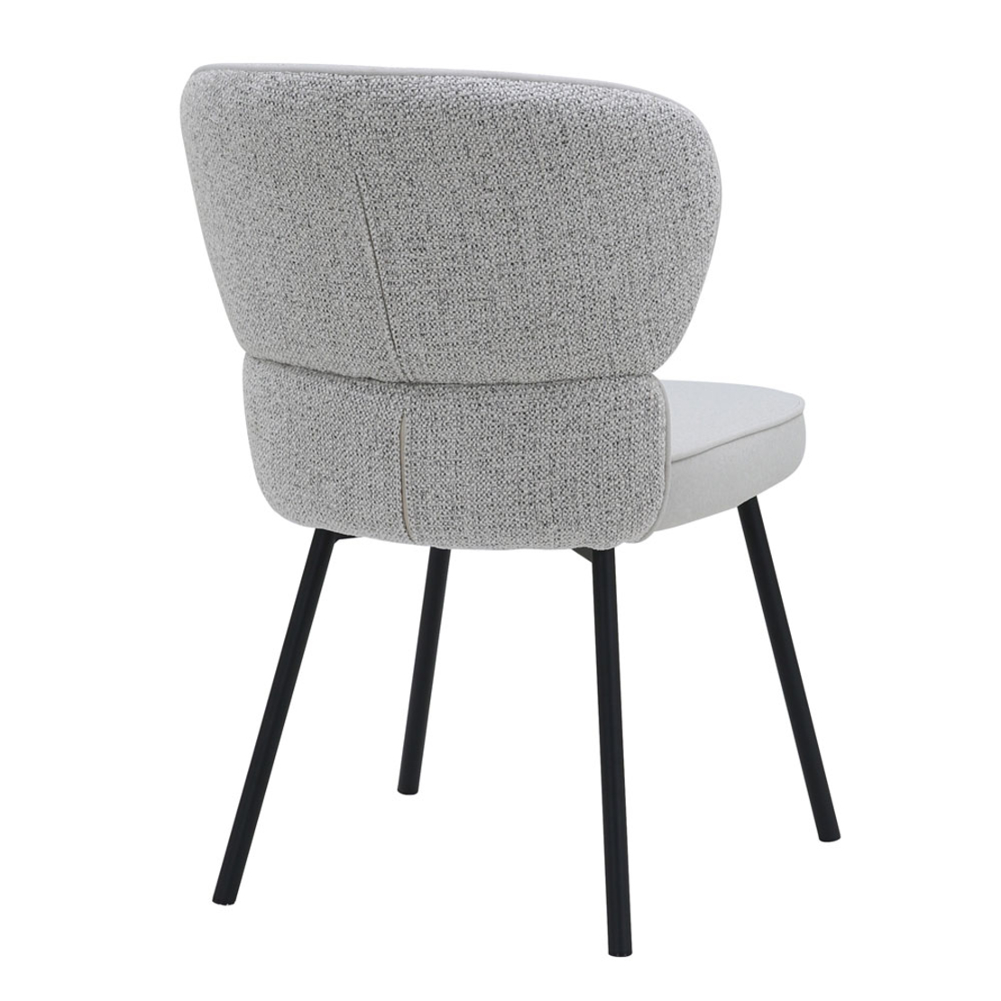 SAHARA CHAIR FABRIC BEIGE METAL BLACK E1 PRC