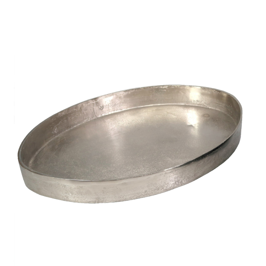 GLAZ TRAY ALUMINIUM SILVER 64,5x47xH7cm IN
