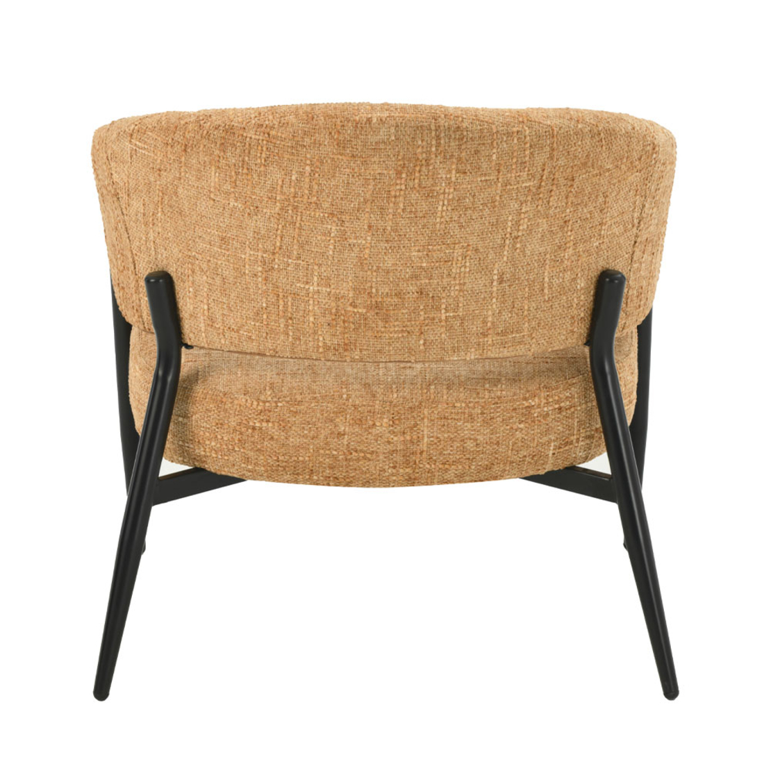 MORITZ ARMCHAIR FABRIC MUSTARD METAL BLACK E1 PRC