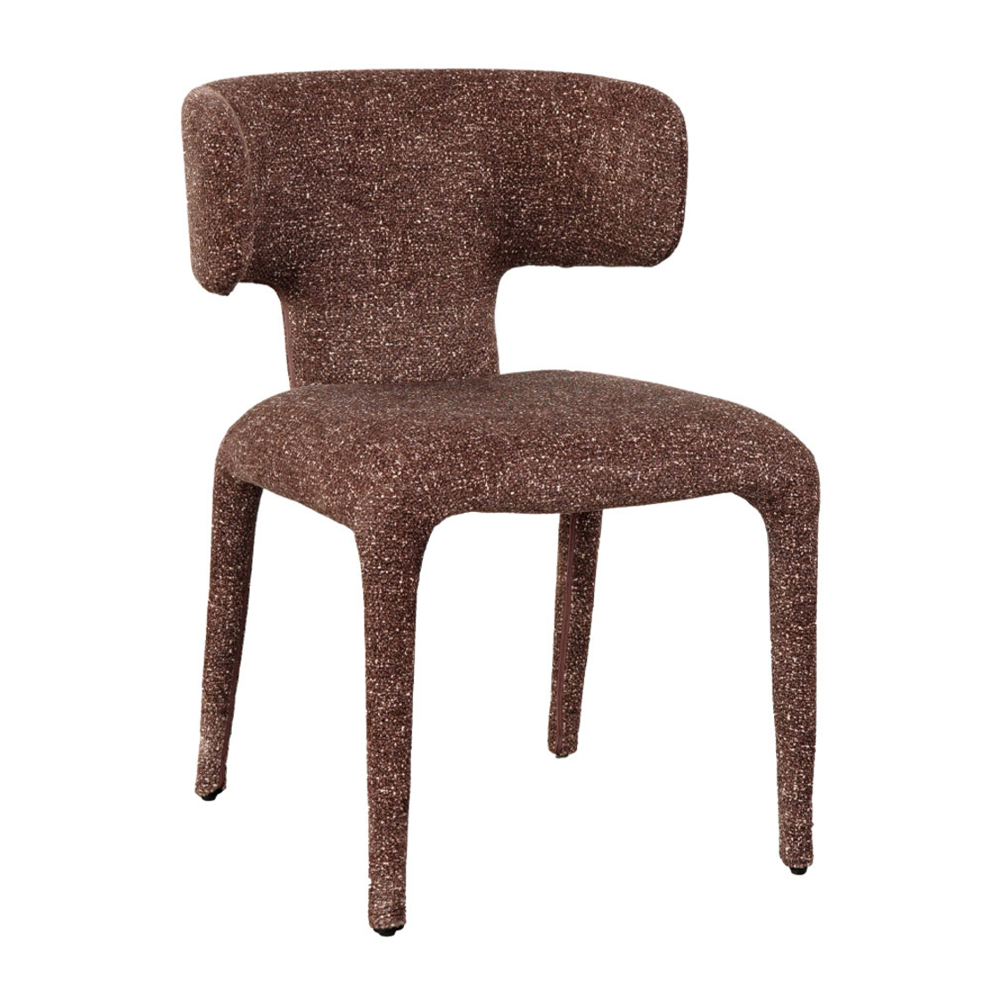 CAPO CHAIR FABRIC BROWN METAL E1 PRC