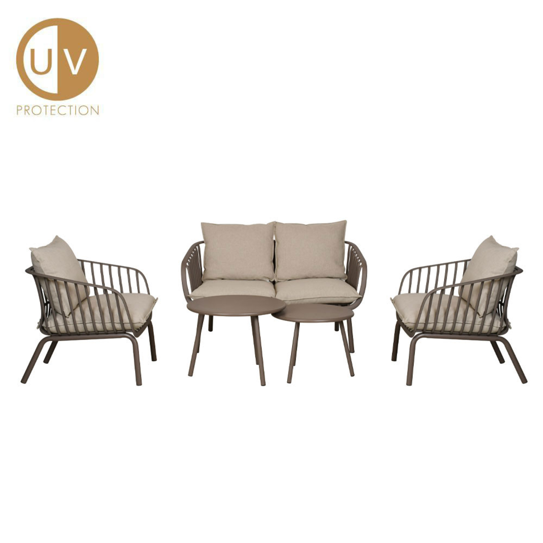 BINGO LOUNGE SET 1+2+2 PP CAPPUCCINO PRC