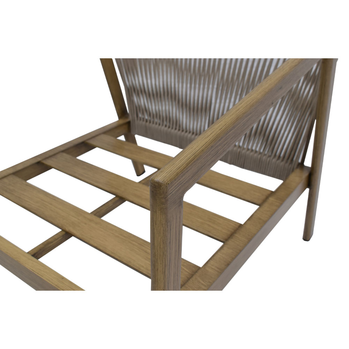 MADERA LOUNGE SET 1+2+1 ALUMINIUM NATURAL GREY PRC