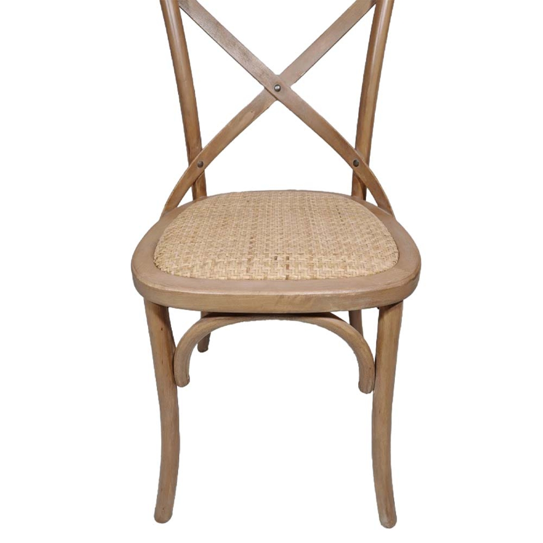 AUGUST CHAIR WOOD RUBBERWOOD WALNUT RATTAN NATURAL PRC