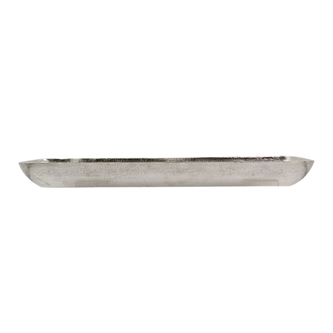 VOBIS TRAY ALUMINIUM SILVER 50x16xH7cm IN