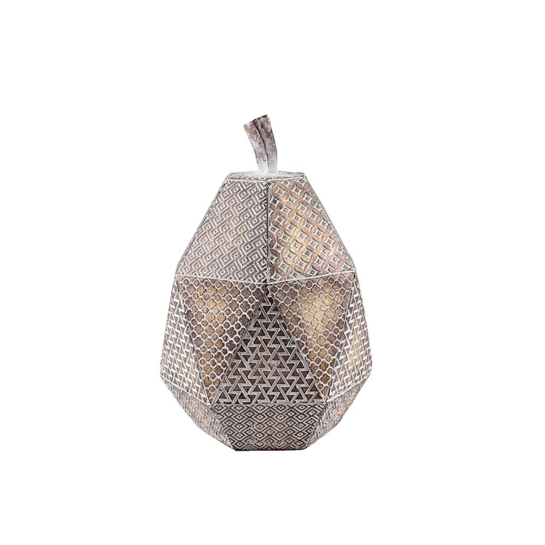 PEAR DECO PEAR POLYRESIN GOLD D13xH20cm PRC