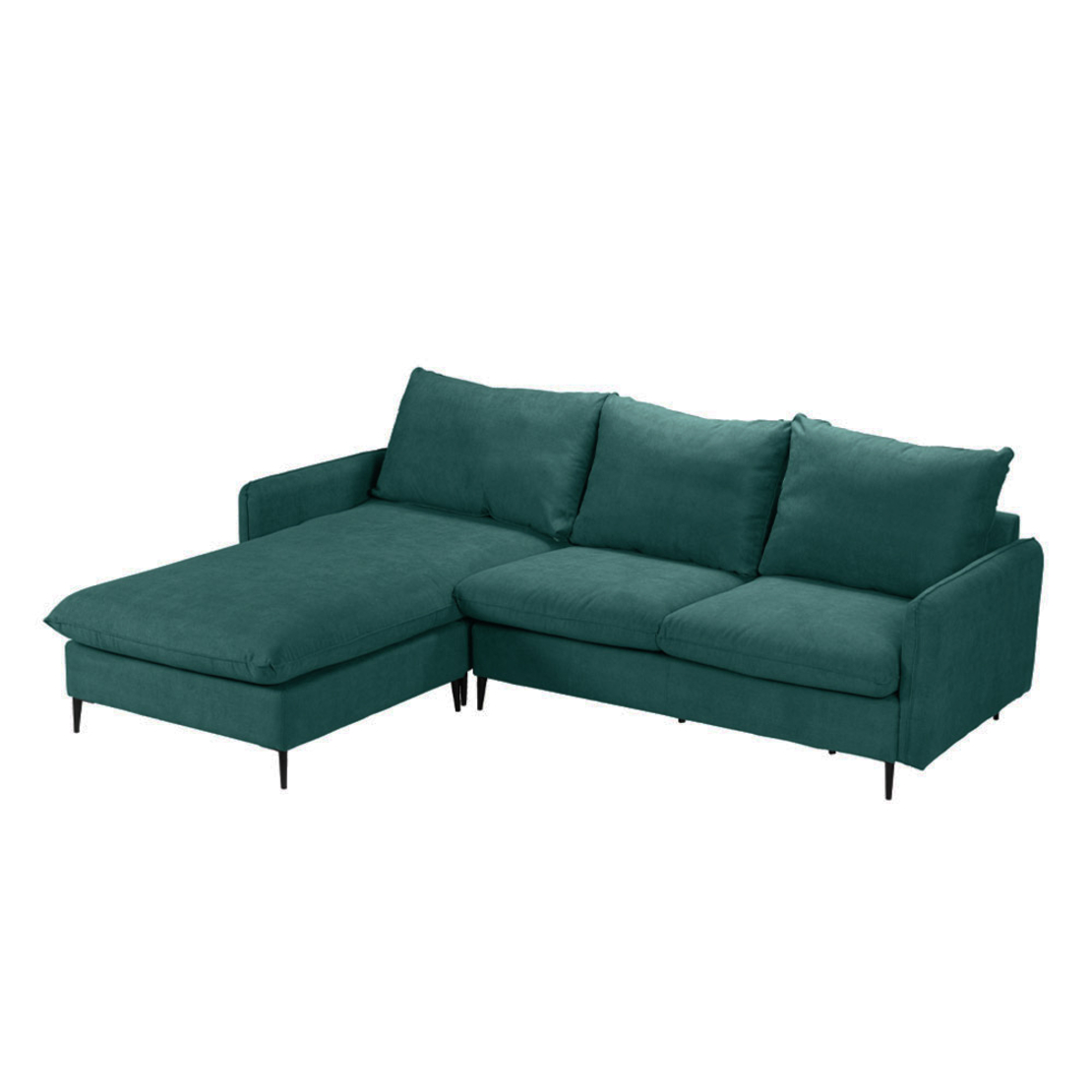 NITRO SOFA REVERSABLE CORNER EASY CLEAN FABRIC PETROL E1 EU