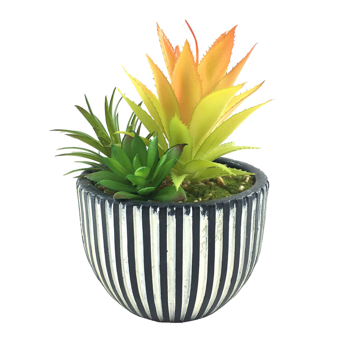 LAKHSMI 4 ARTIFICIAL PLANT IN PLANTER POLYRESIN BL