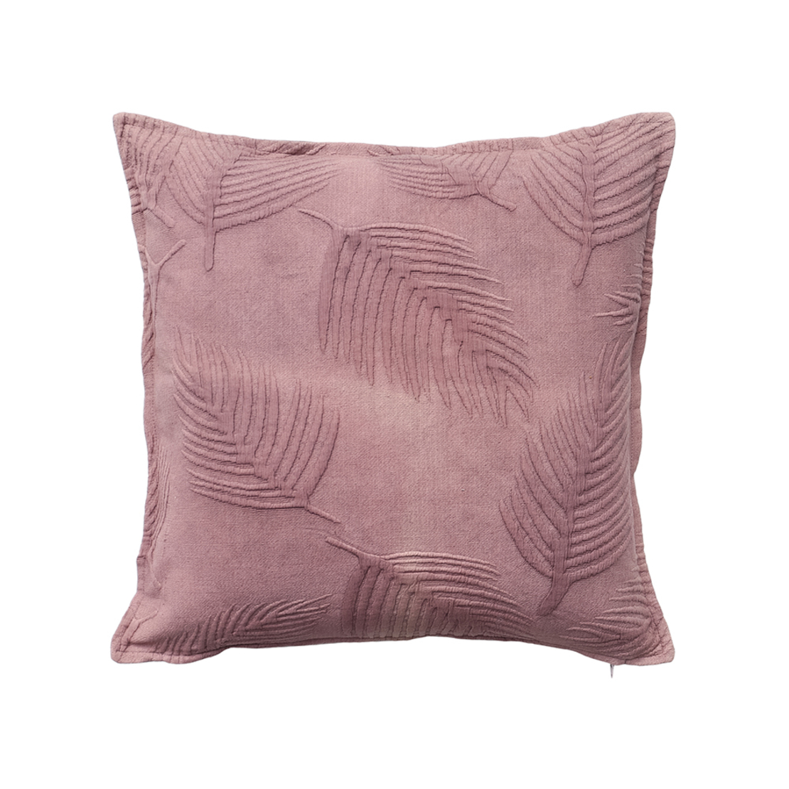 AMETHYST A DECOR CUSHION COTTON VELVET DUSTY PINK
