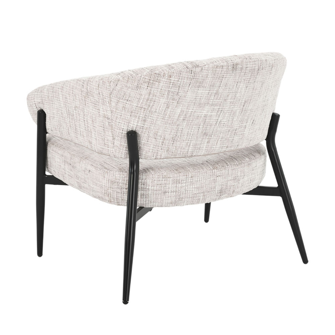 MORITZ ARMCHAIR FABRIC BEIGE METAL BLACK E1 PRC