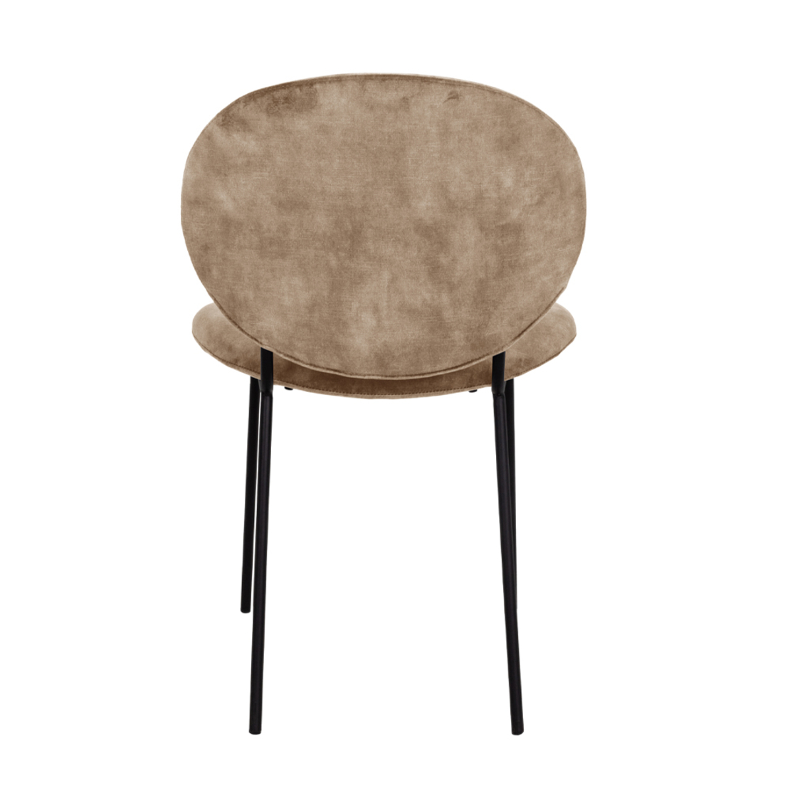 BEETLE CHAIR FABRIC BROWN GOLD METAL E1 PRC