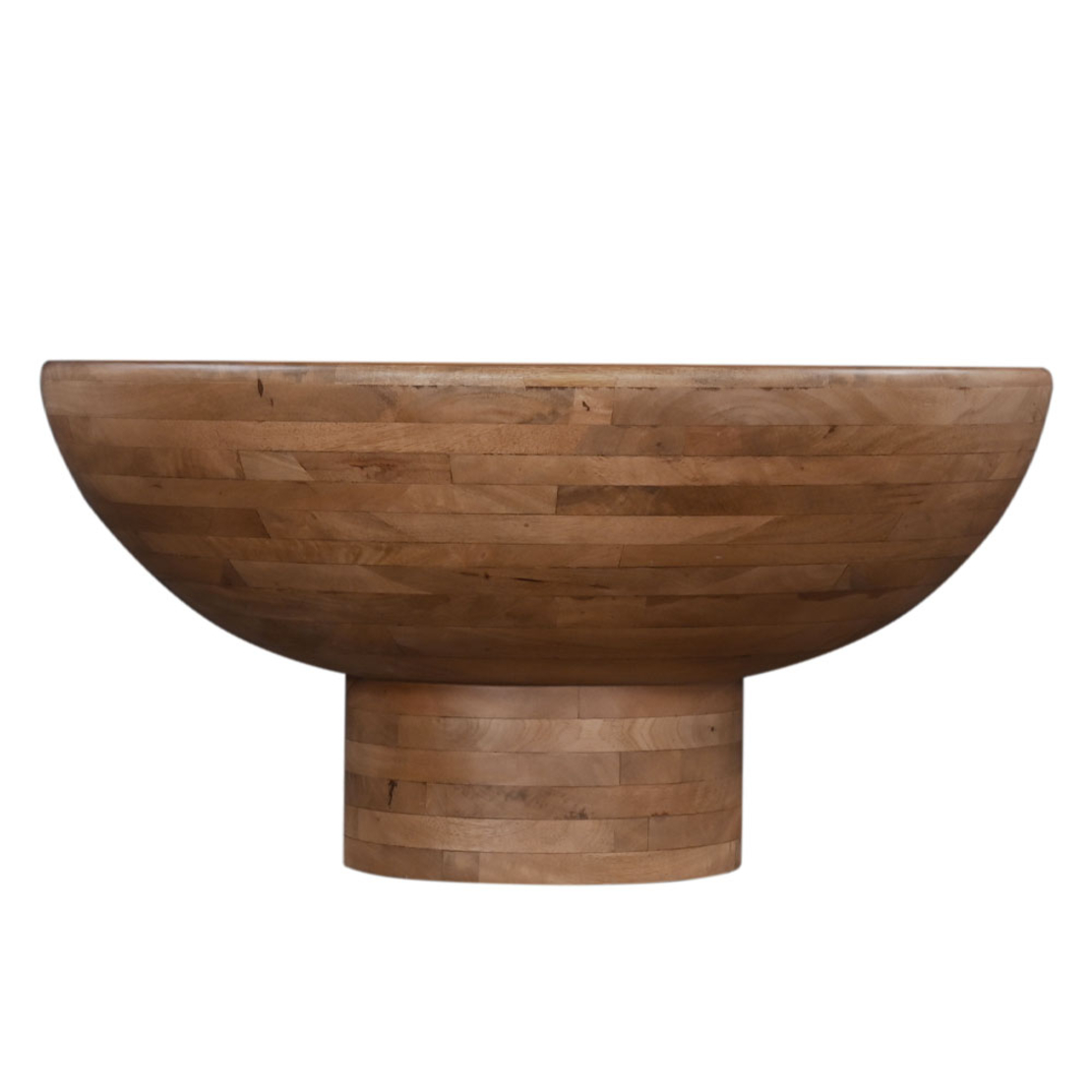 MOSI COFFEE TABLE WOOD MANGO NATURAL 80x80xH40cm IN
