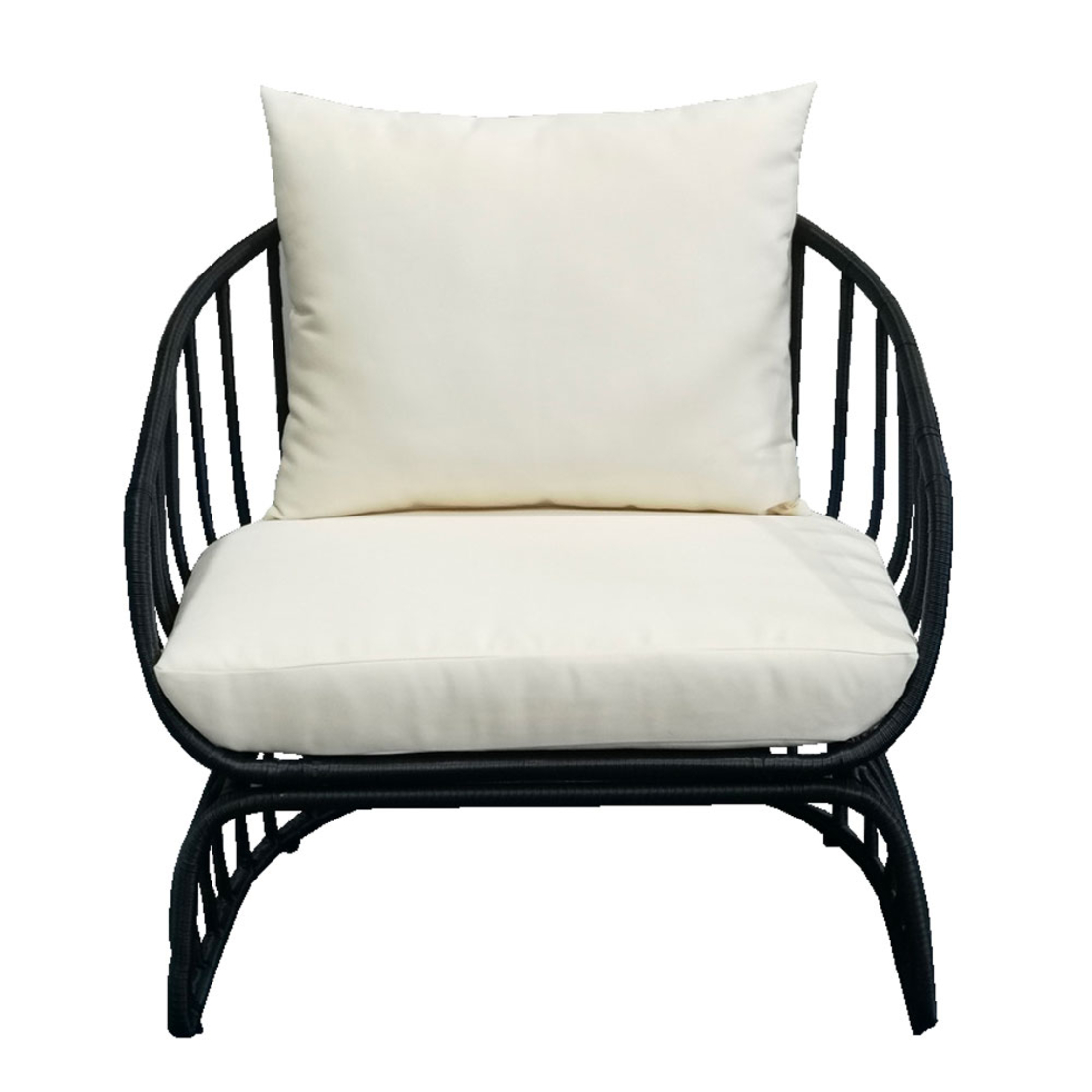 MISA ARMCHAIR RATTAN BLACK 78x85xH75cm PRC