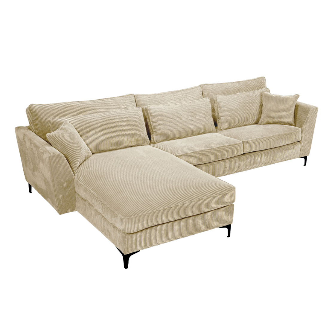FOREVER SOFA CORNER LEFT EASY CLEAN FABRIC BEIGE E1 EU