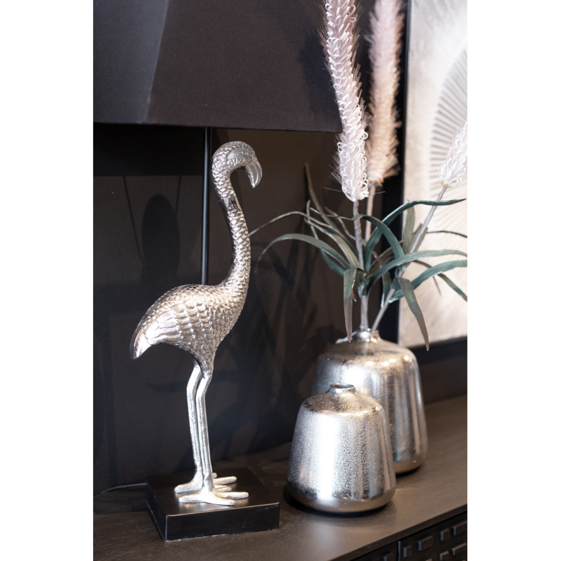 BOTTICELI BOTTLE ALUMINIUM SILVER D22,5xH23cm IN