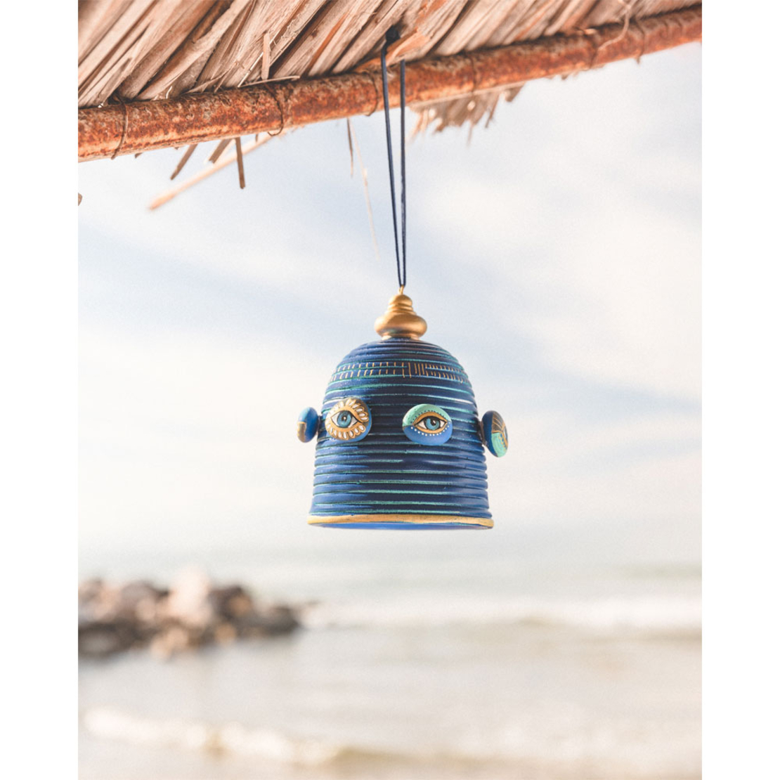 BELL DECORATION CHARM 10x10x12 POLYRESIN MULTICOLOR