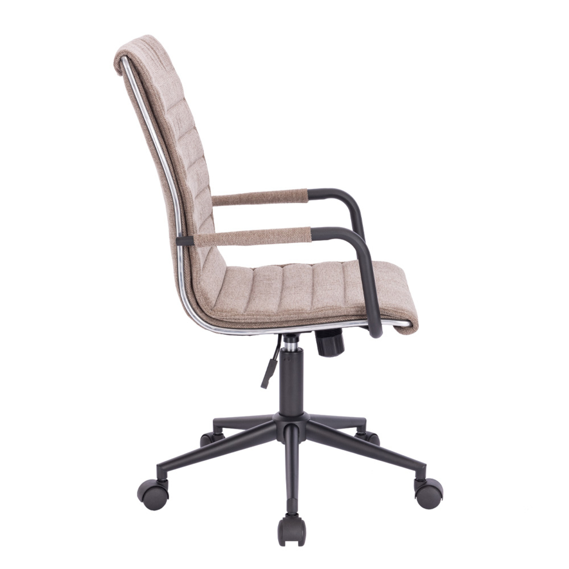 SENSO CHAIR DESK FABRIC BEIGE BLACK 52x60xH101,5cm