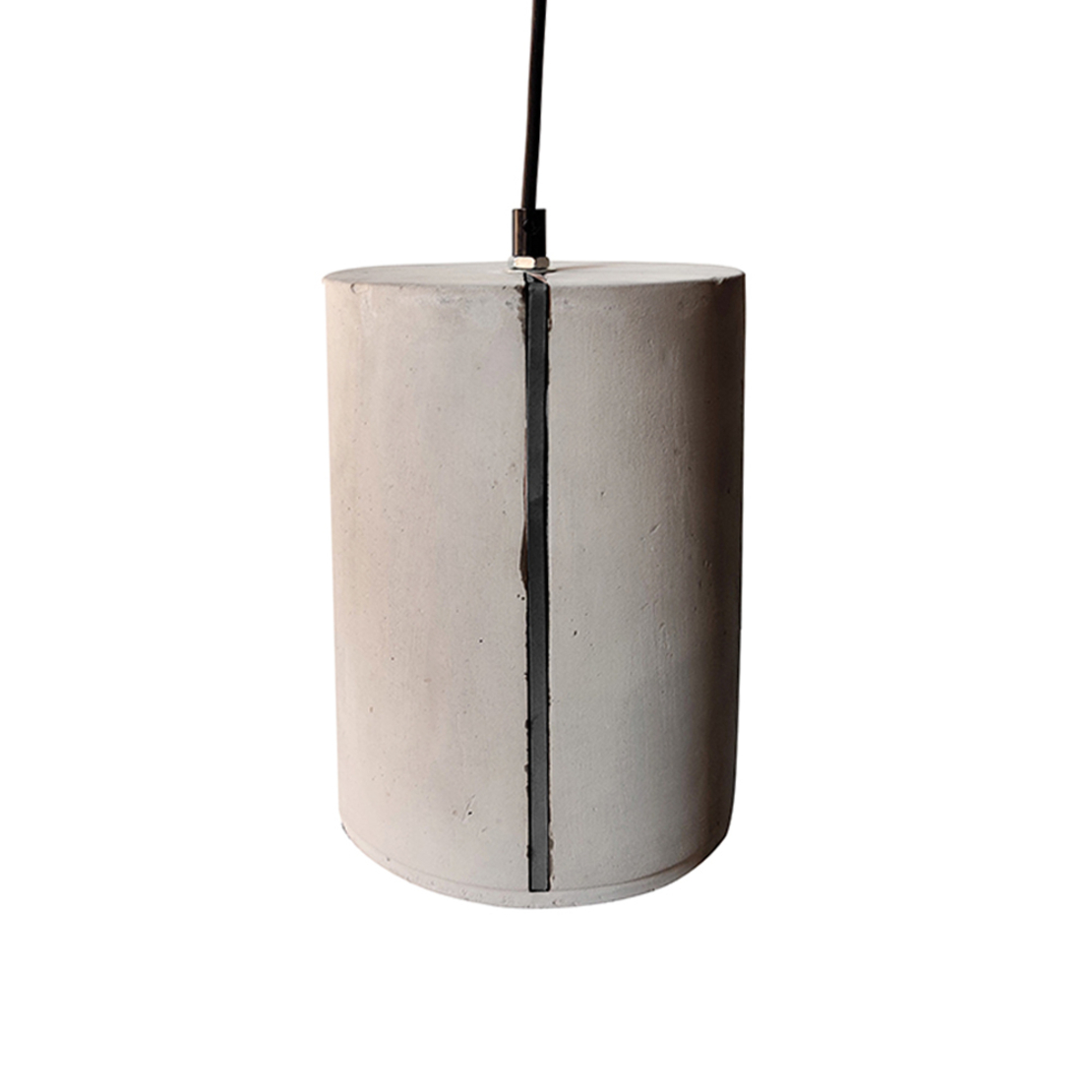 STRIP LAMP PENDANT CONCRETE METAL 18x18xH22cm IN