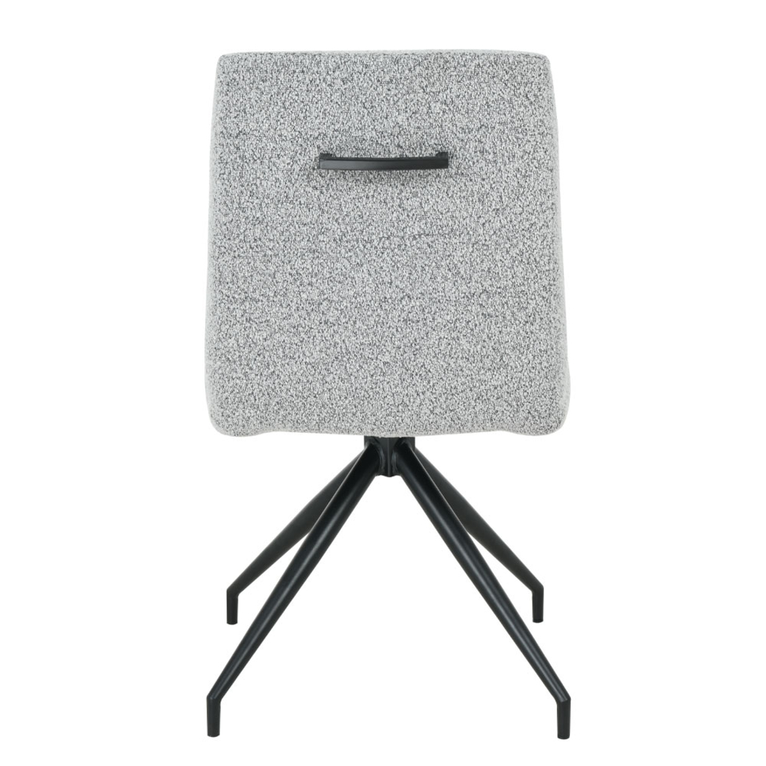 ARM CHAIR FABRIC GREY LIGHT METAL BLACK MAT E1 PRC