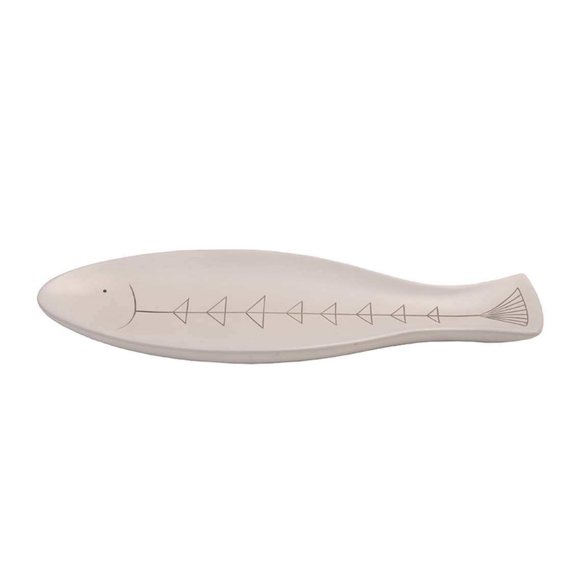 SPAWNER 1 PLATTER POLYRESIN WHITE BLACK 33,5x10,7x