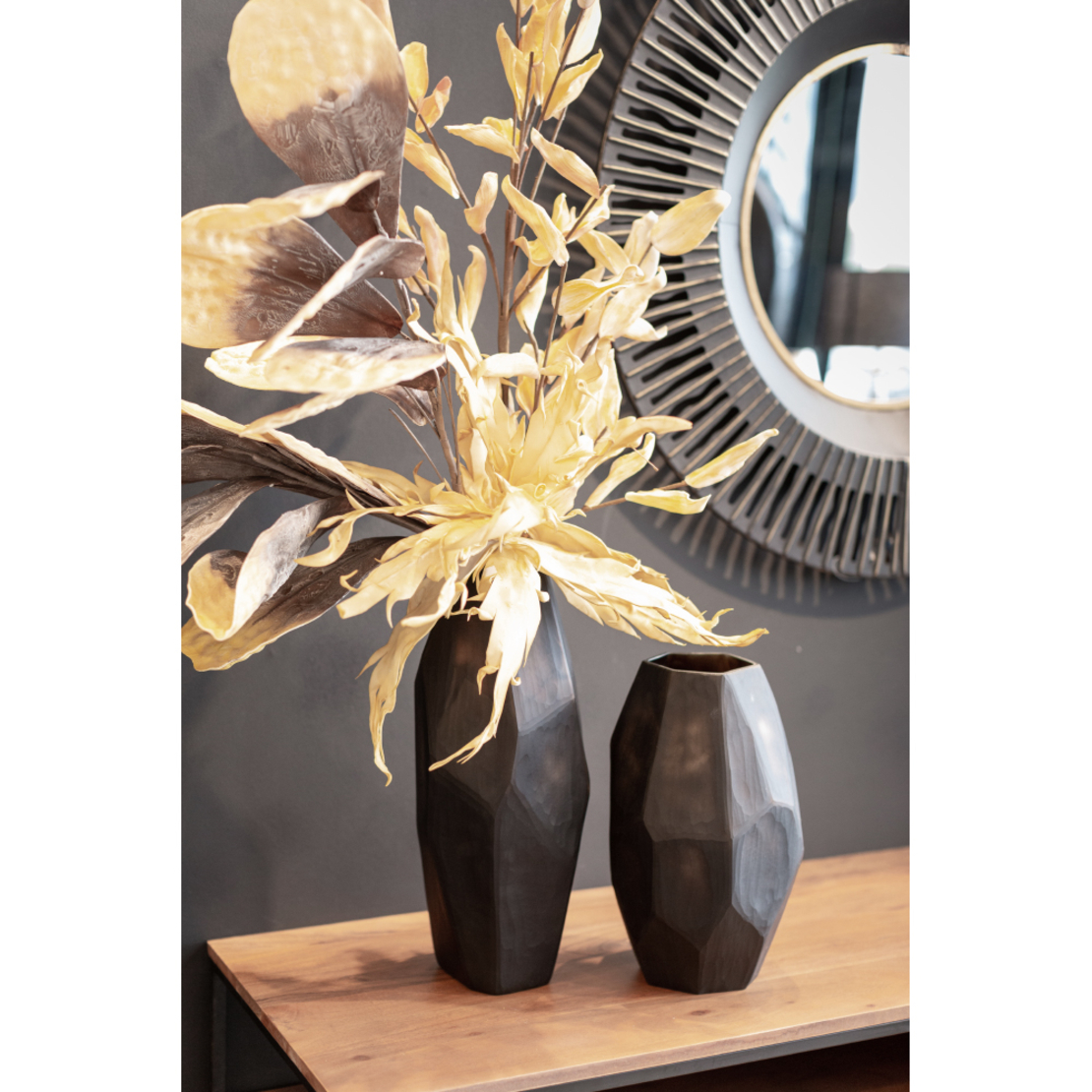 PUDAR 6 ARTIFICIAL FLOWER EVA FOAM TERRACOTTA H122