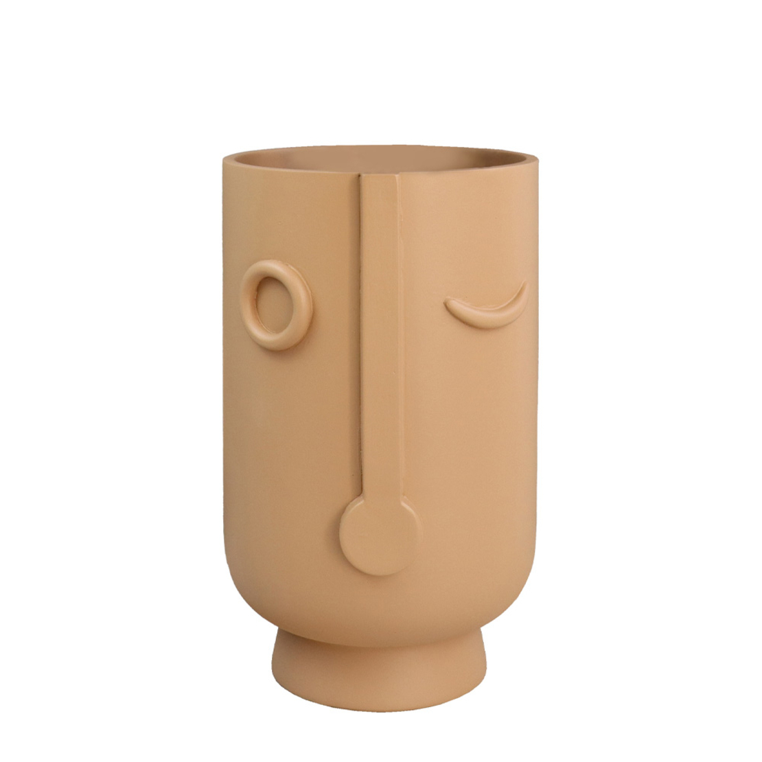 FIRA VASE POLYRESIN TERRACOTTA 15,5x14,5xH24,5cm P