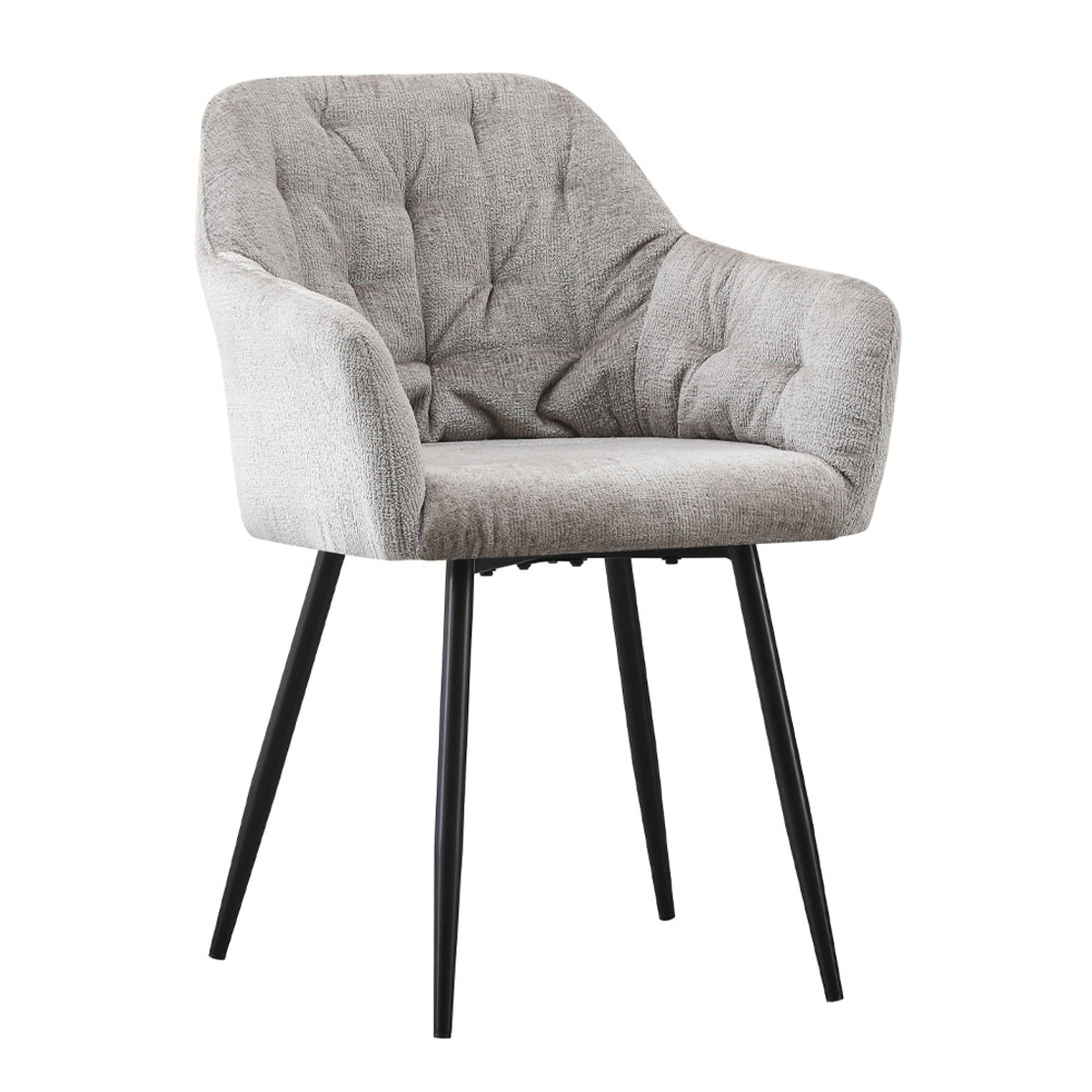 SAVVY CHAIR FABRIC PURO LIGHT METAL BLACK PRC