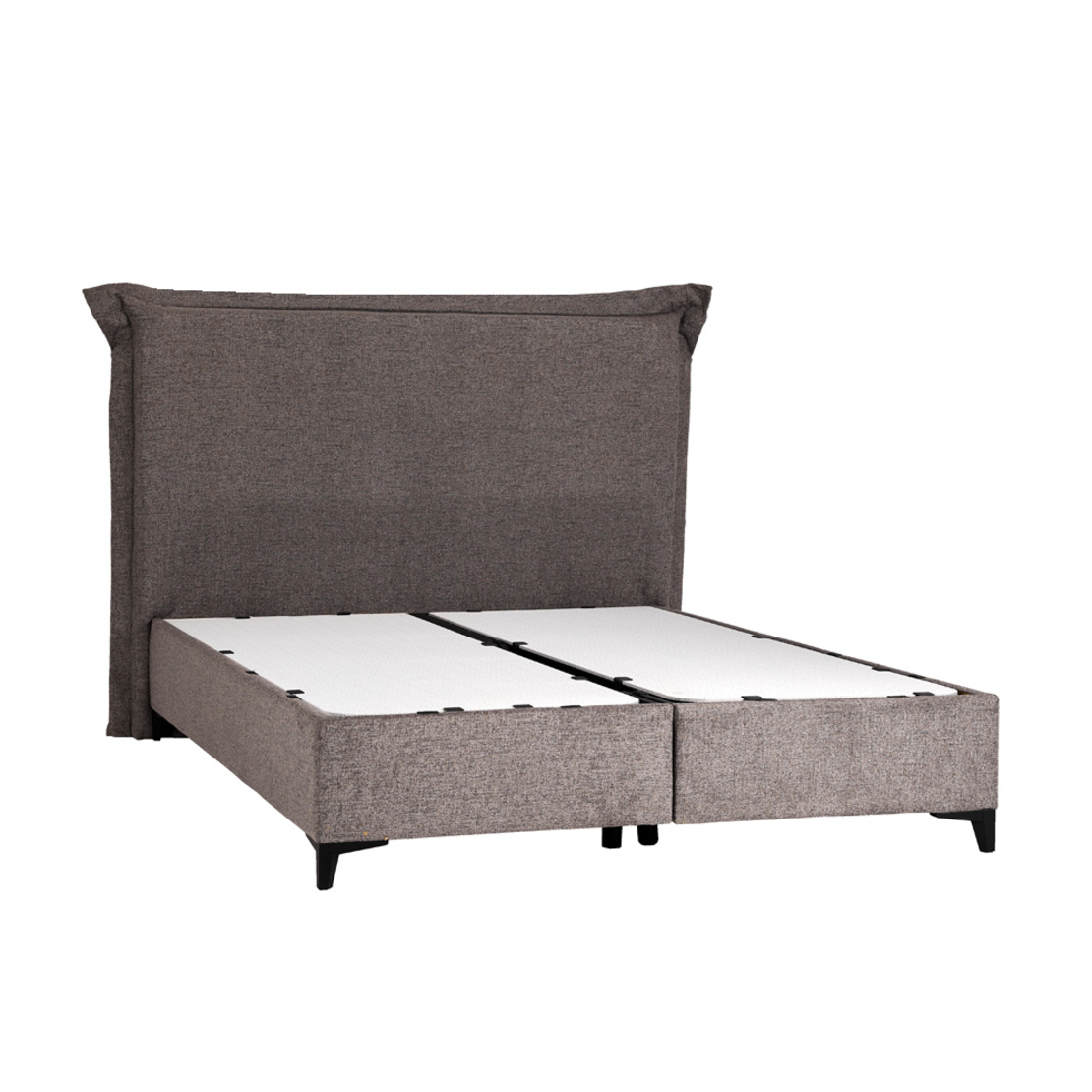 LONGWAVE BED WITH STORAGE (FOR MATTRESS 160x200cm) FABRIC GREY 34-900 E1 TR