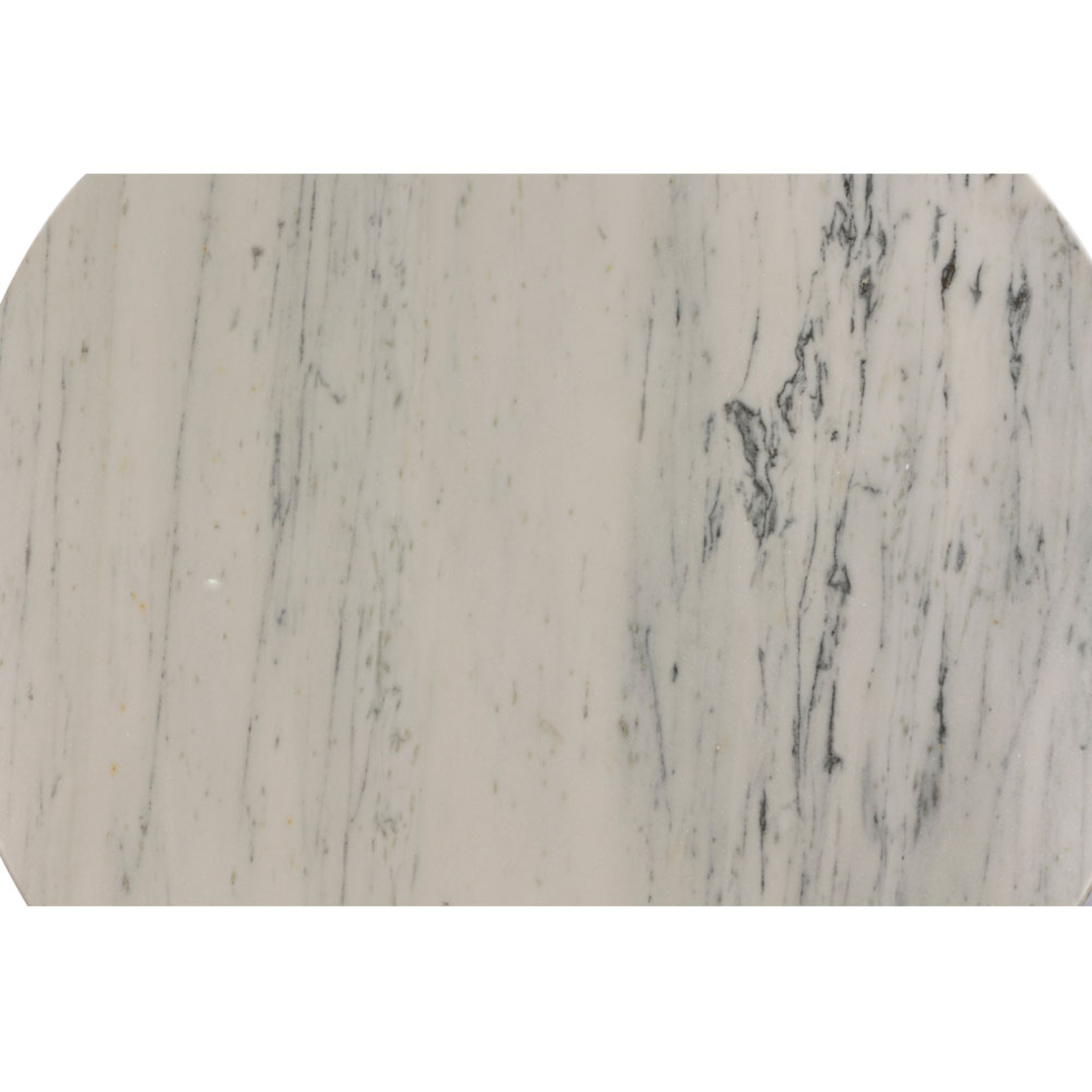 CESARE TABLE MARBLE WHITE WOOD MANGO WALNUT IN