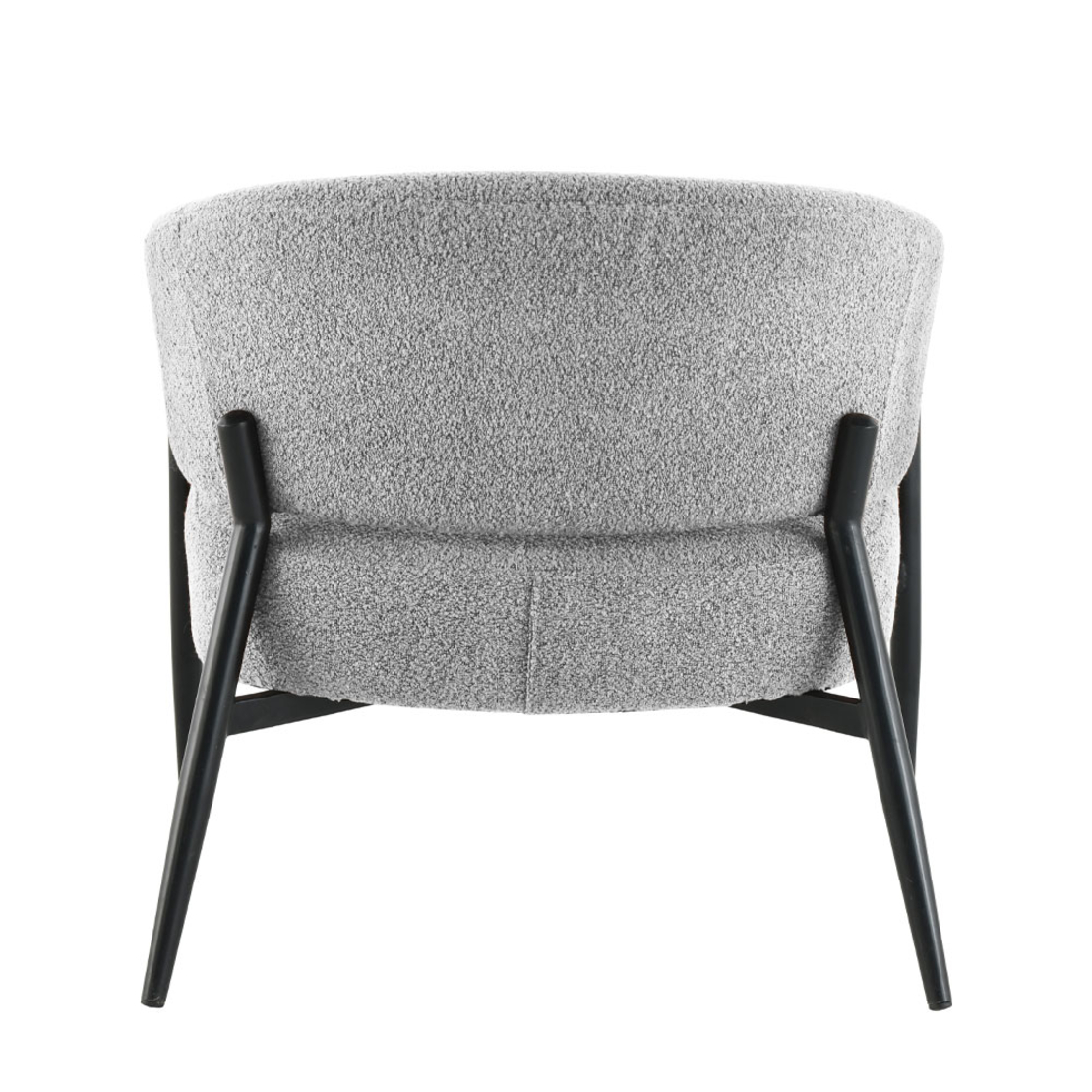 MORITZ ARMCHAIR FABRIC GREY METAL BLACK E1 PRC