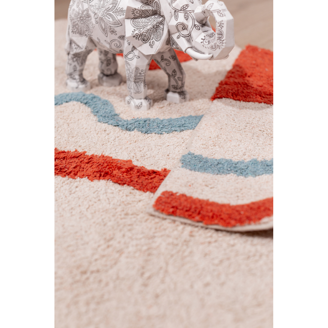 SEAGULL CARPET COTTON MULTICOLOR 60x90cm IN