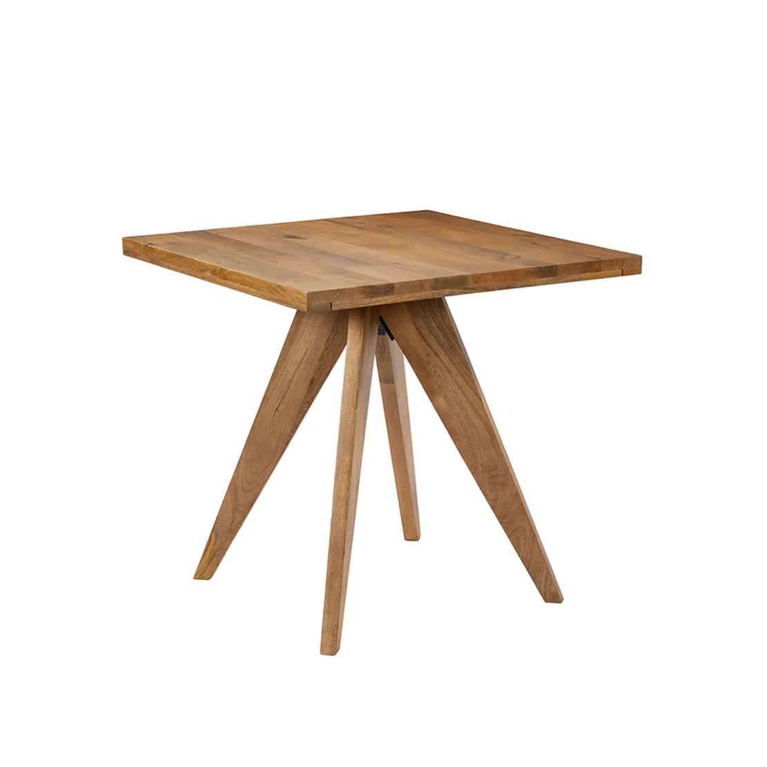 CARRE TABLE WOOD MANGO WALNUT IN