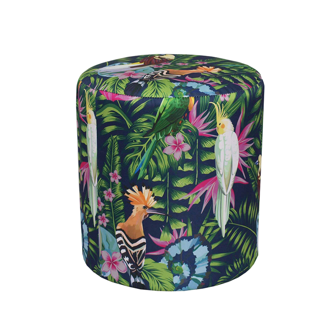 PAPAGALO STOOL FABRIC MULTICOLOR WITH PATTERN E1 PRC