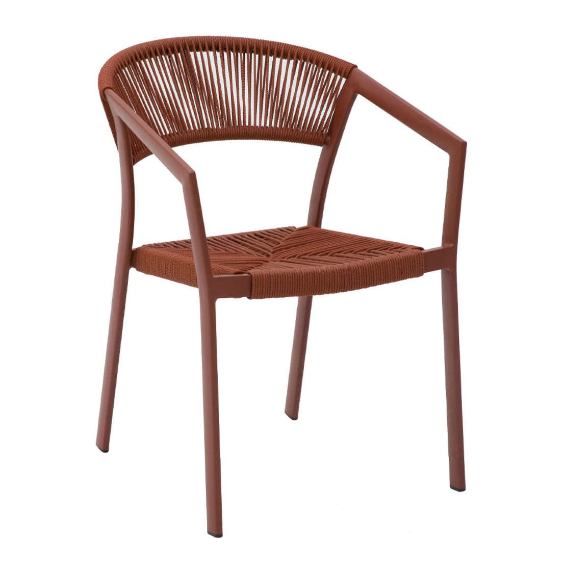 MAGIC ARMCHAIR ALUMINIUM TERRACOTTA 56x59,5xH80cm PRC