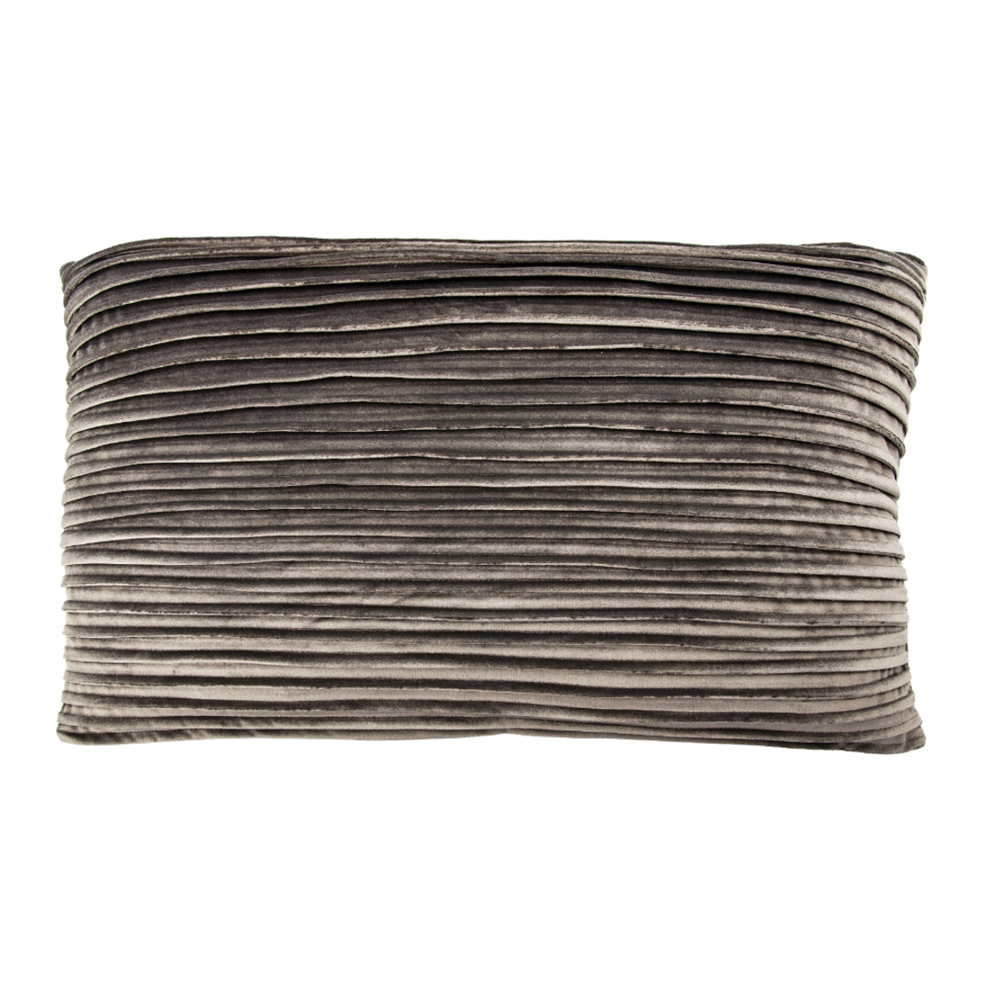 PLISSE DECOR CUSHION VELVET MUSHROOM 40x60cm PRC