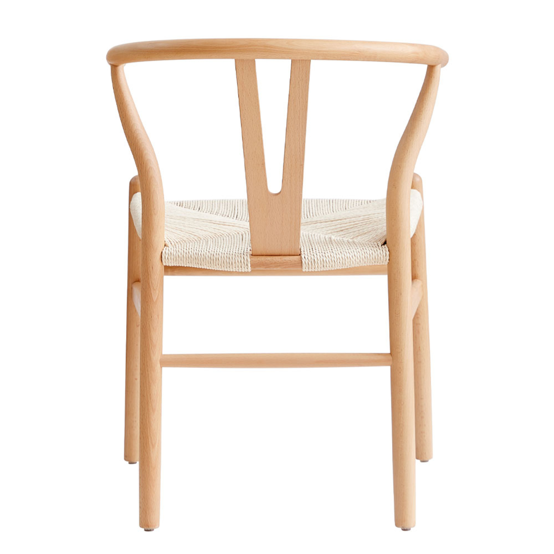 BONE CHAIR WOOD ΒΕΕCH NATURAL ROPE PRC