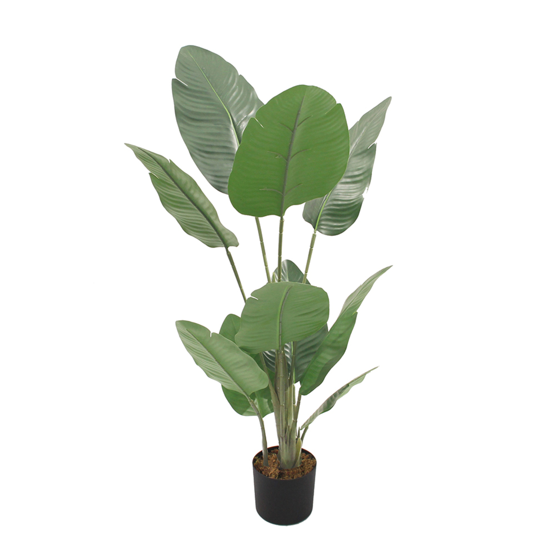 BANANA ARTIFICIAL PLANT IN POT PEVA GREEN H100cm P
