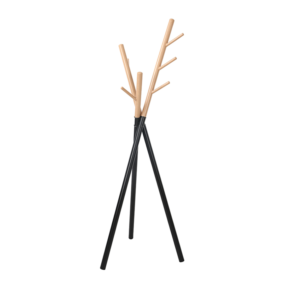 OSAKA COATRACK METAL BLACK NATURAL PRC