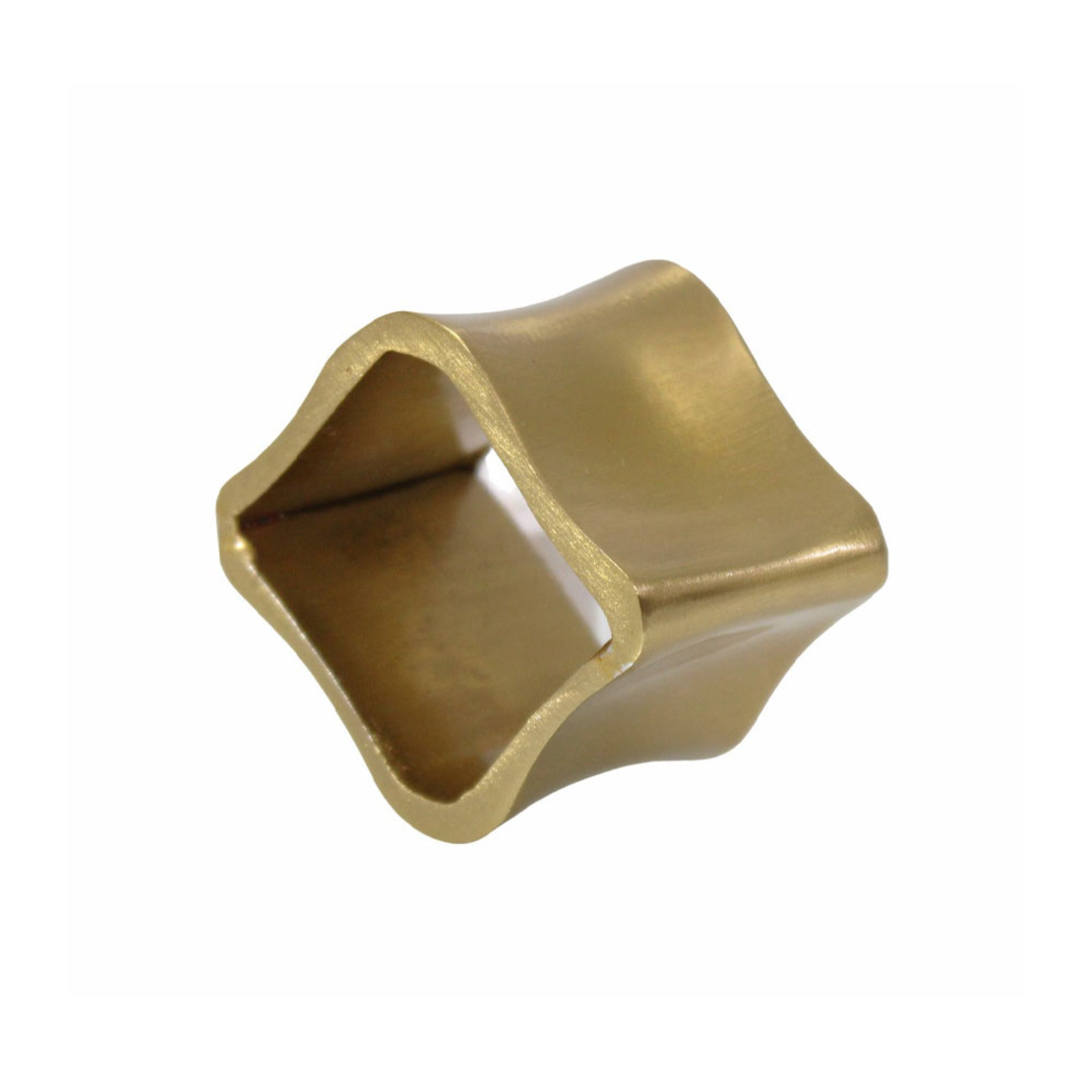 EXCLUSIVE CASE NAPKIN RING ALUMINIUM GOLD 4,5x4,5x