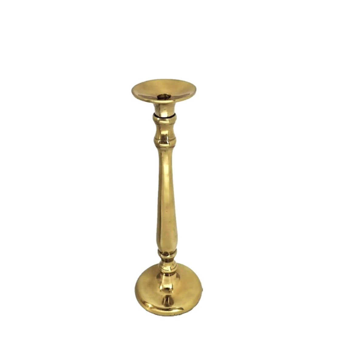 ENSUI CANDLE HOLDER ALUMINIUM GOLD D17xH51cm IN