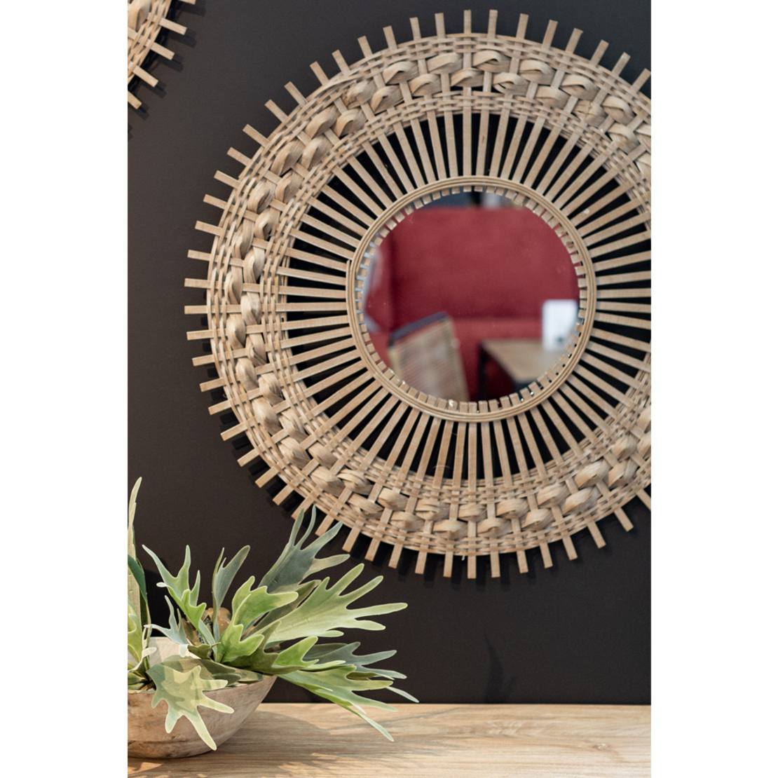 EXOTIC MIRROR WALL BAMBOO NATURAL 70x70x2,5cm PRC
